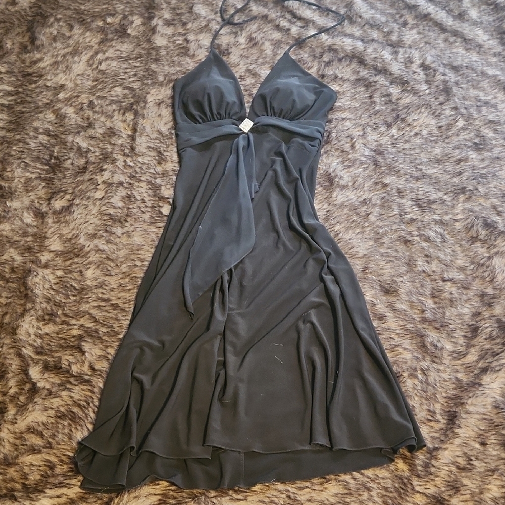 Black Halter Dress